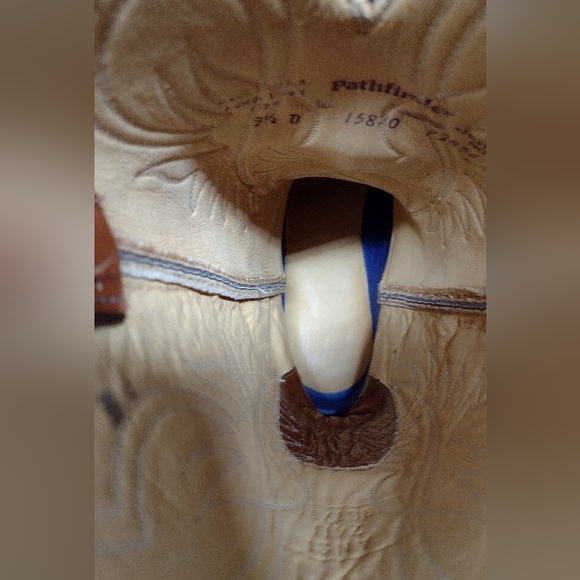 Like New Pathfinder JB Dillon Ponderosa Color Western Cowboy Boots Men's sz 9.5D - Picture 10 of 15